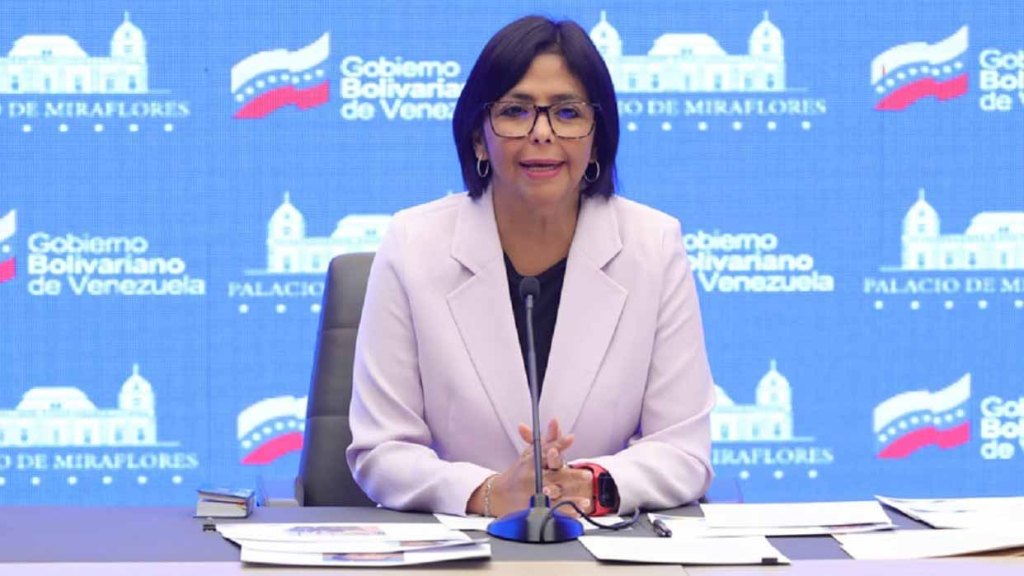 VIDEO: Delcy Rodríguez rechaza con fuerza la designación de Estados&nbsp;Unidos